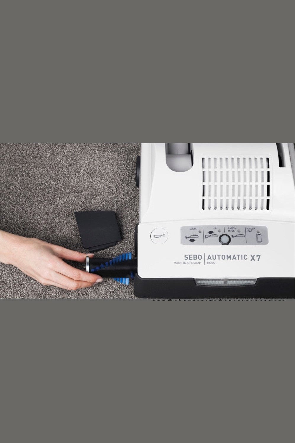 SEBO Automatic X7 Onyx Upright Boost Pet Premium 91540AM-In store only purchase