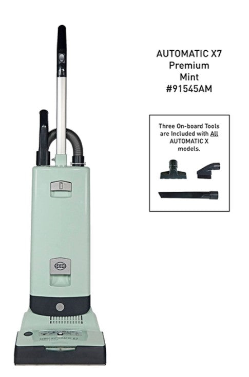 SEBO Automatic X7 Premium Upright Vacuum Pastel Mint (91545)