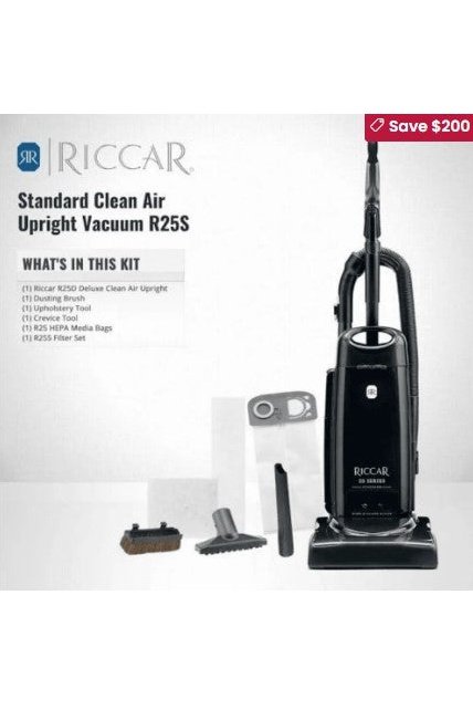 Riccar R25S Standard Clean Air Upright Vacuum