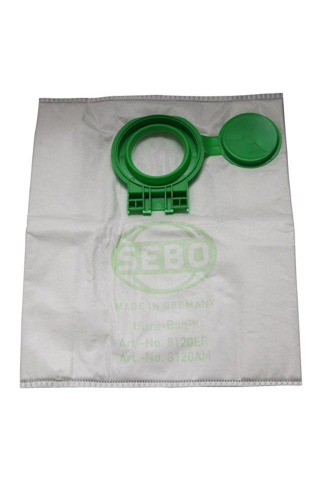 SEBO Airbelt D Ultra 3-Ply AeraPure Filter Bags - 8 Pack 8120AM